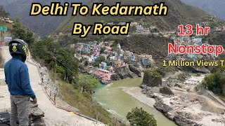 Delhi to Kedarnath || By road || nonstop solo bike ride #bike #solo #kedarnath