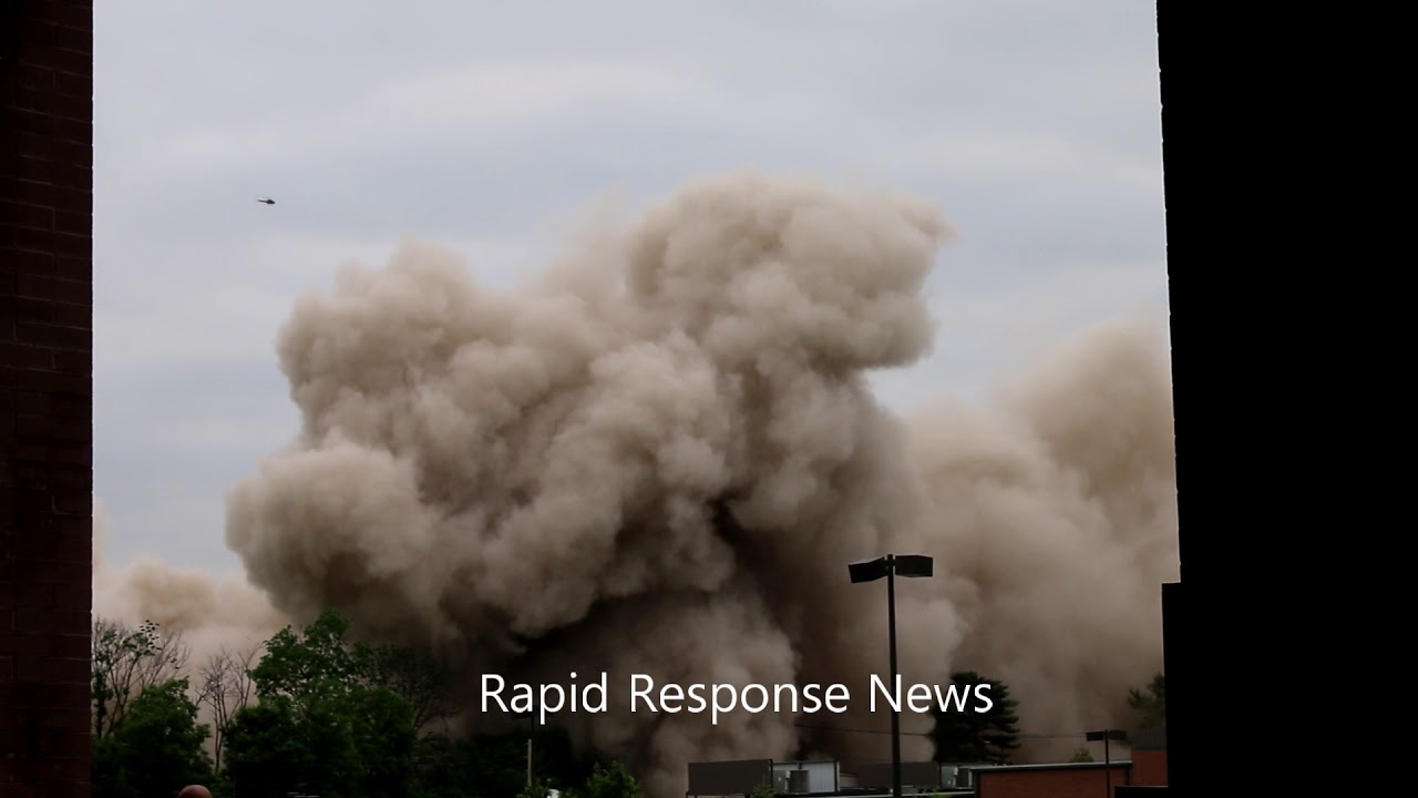 "I cried, I have to say I cried." -- Martin Tower comes down