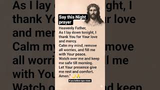 Before You Sleep Tonight, Pray This Powerful Prayer 🙏🌙#stopscrolling #nightprayer