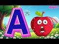 A for Apple 🍎 | ABC Musical Safari 🦒 | Happy Alphabet Song | Mini Shark 🦈