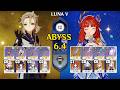 C0 Albedo Zibai Lunar Crystallize &amp; C1 Nilou Freeze | Spiral Abyss 6.4 Luna 5 | Genshin Impact 【原神】