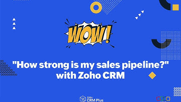 Wow! Easy sales pipelines with Zoho CRM