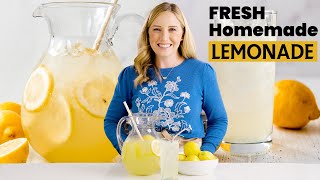 How to Make Fresh Squeezed Homemade Lemonade