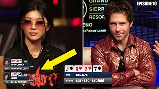 Disgusting Poker Cooler Stuns Xuan Liu for $80,000 ♦️ Hellmuth's Home Game Episode 10 screenshot 5
