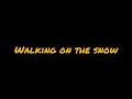 Sound effect  walking on the snow