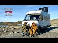A Night Above the Clouds | Wild Camping in Norway in a Retro Motorhome (1300m)
