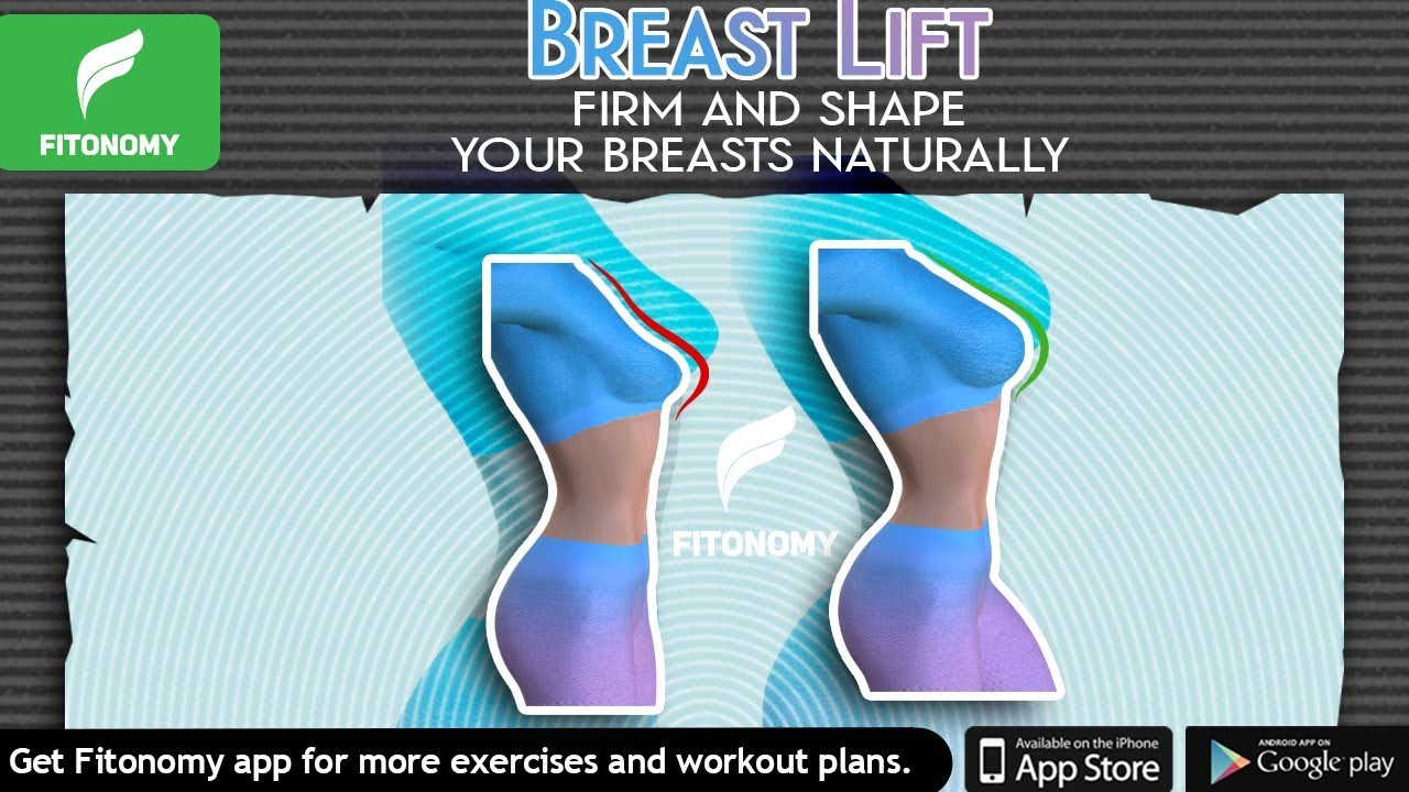 HOW TO NATURALLY LIFT YOUR CHEST 5 Breast Lifting Exercises YouTube