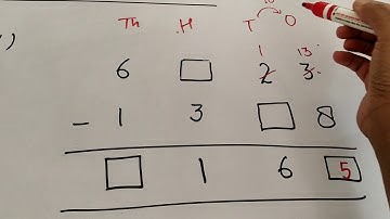 Subtraction.. Fill in the blanks... Q 27..ex.4.2..class -4