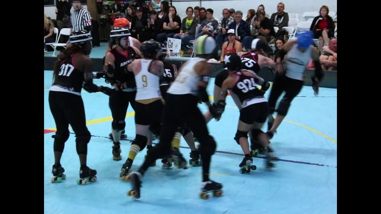 Roller Derby Dust Devil 2018 Best Hits & Moves YouTube