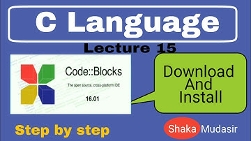 How to Download and install Code blocks on Windows 10 in Hindi/Urdu (Shaka Mudasir)