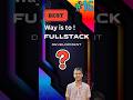 Why Full-Stack Development Is GOLD for Business | How It Opens DevOps, Backend #shorts