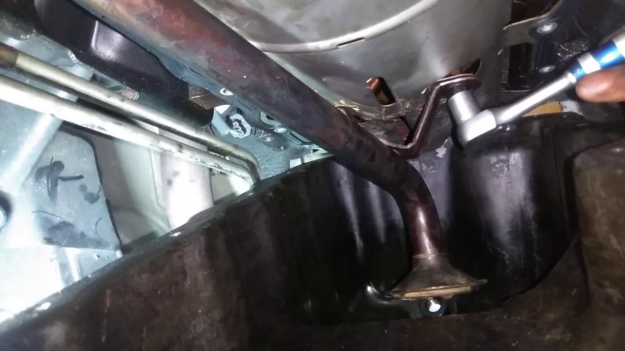 0206 jeep oil pan gasket replacement..(no 4x4) como cambiar la junta