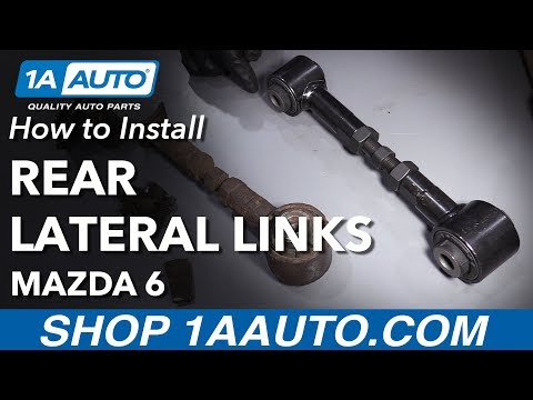 How to Install Replace Rear Lower Lateral Links 2006-07 Mazda 6