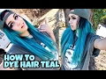My Teal Hair - using Aquamarine by Arctic Fox | Kylie The Jellyfish