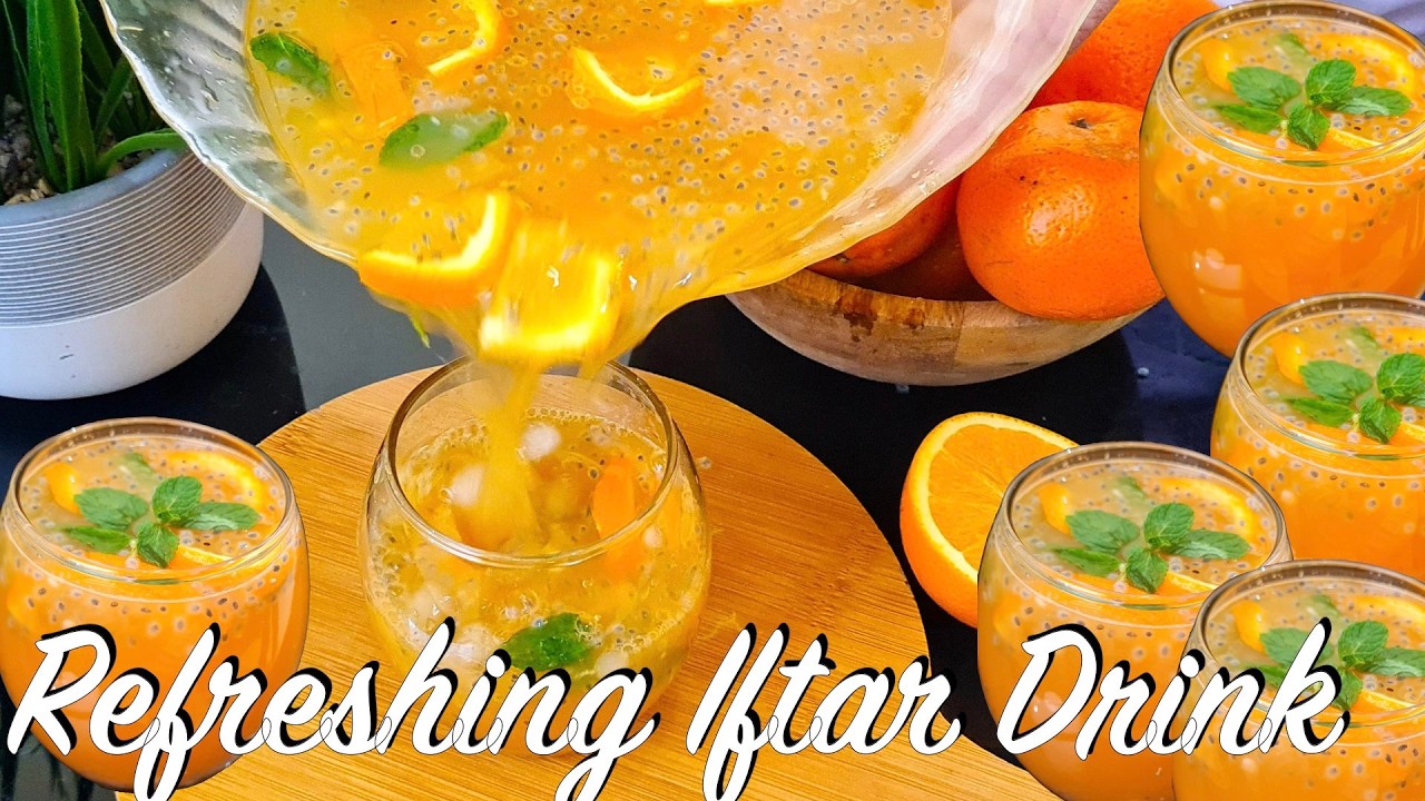 Ramadan Special Drink Recipe | Iftar Party Special Drink | Refreshing Sugar Free Summer Drinks