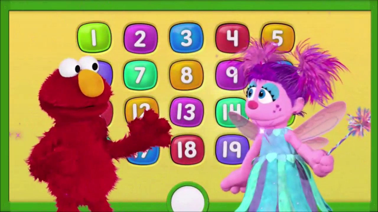 Elmo and Abby counting games Kids Learn 123 ABC games