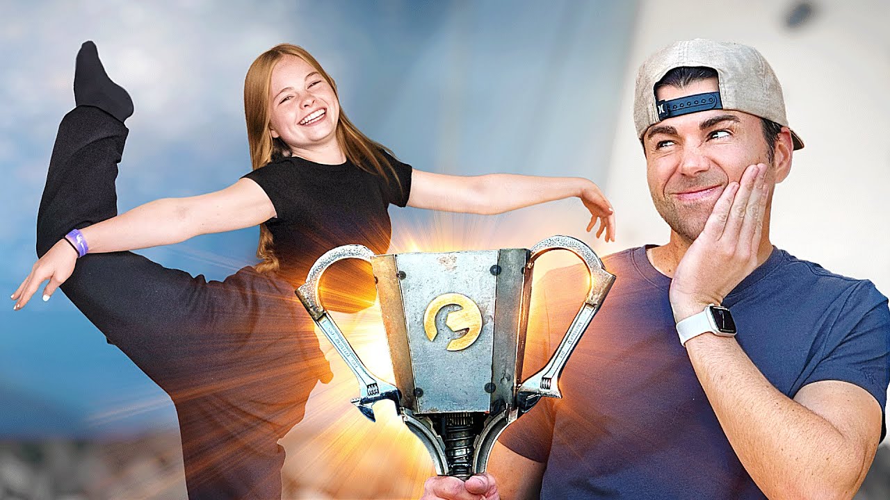 Mark Rober vs Salish and Jordan Matter Extreme Gymnastics YouTube