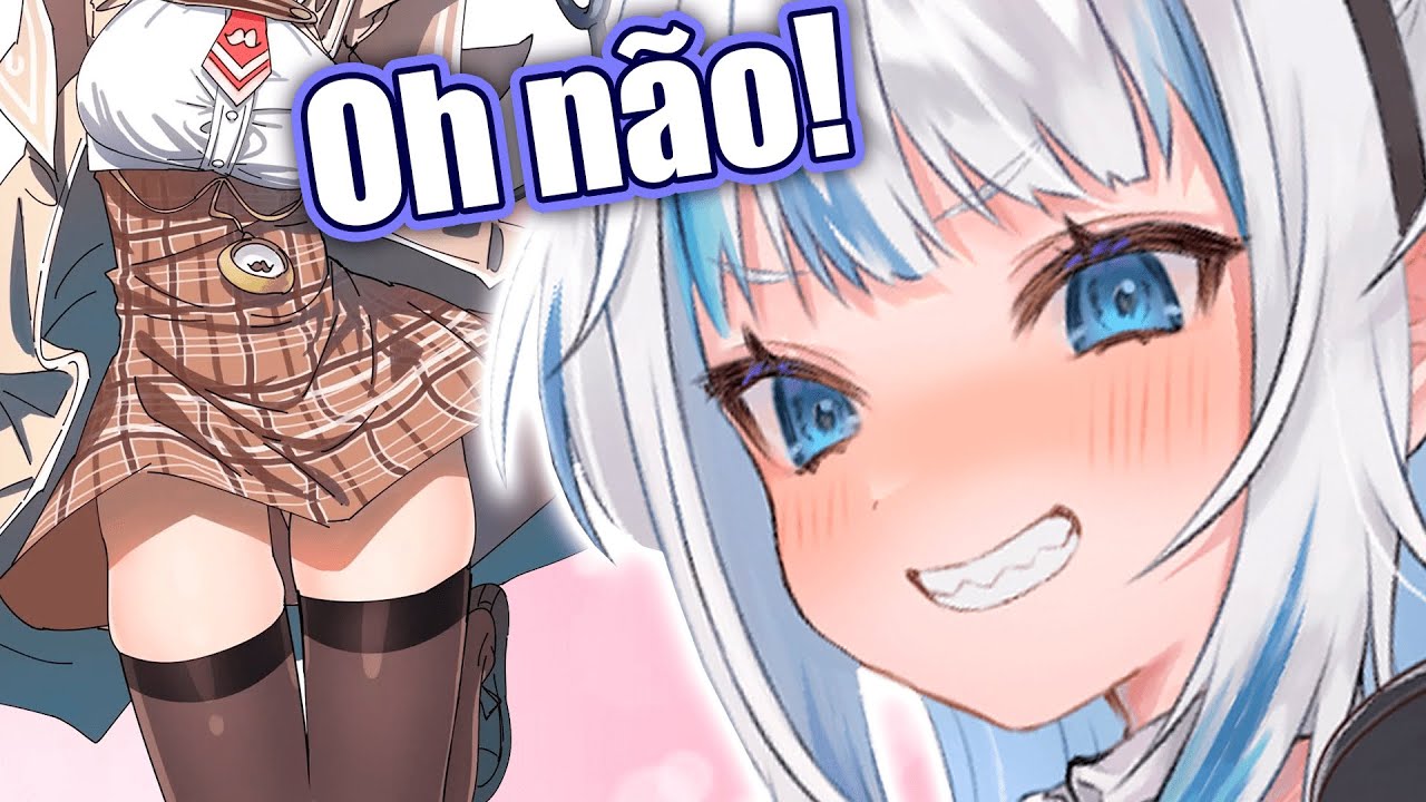 Gura não resiste e da tapas na bunda da Amelia...