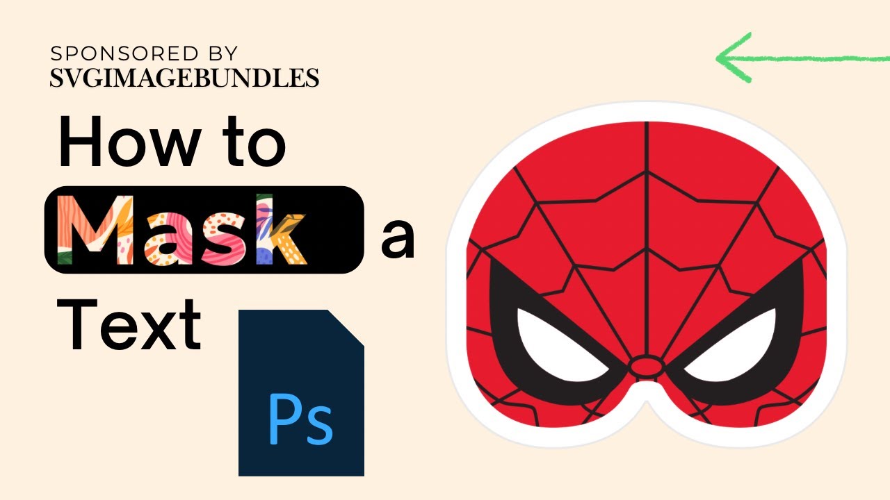 How to Mask Text in Photoshop for Creative Designs - YouTube