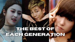 my top 50 kpop songs of each generation (2nd, 3rd & 4th)