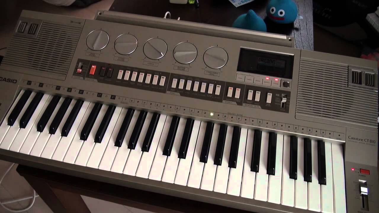 CASIOTONE CT-810 "The Entertainer" - YouTube