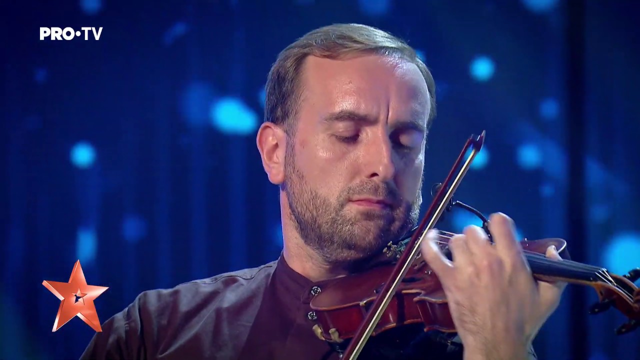 ⁣Oleksandr Bozhyk a cântat la trei viori în același timp, la Românii au talent