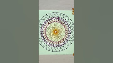 Spirograph Cyclex - Ep 6! Wonderful  geometric pattern! #geometricpatterns #diycrafts
