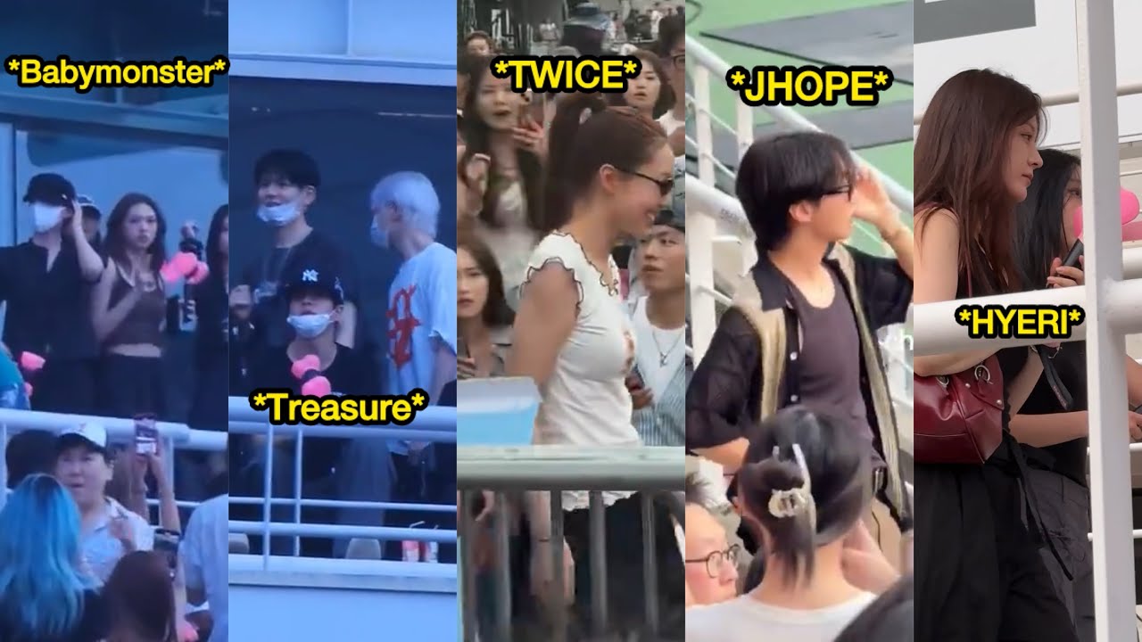 JHOPE, TWICE, BABY MONSTER, TREASURE, LE SSERAFIM & more at BLACKPINK 2025 WORLD TOUR 블랙핑크 콘서트