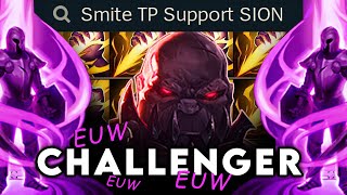 EUW Challenger attempts Smite TP Sion Support | Tapin.gg