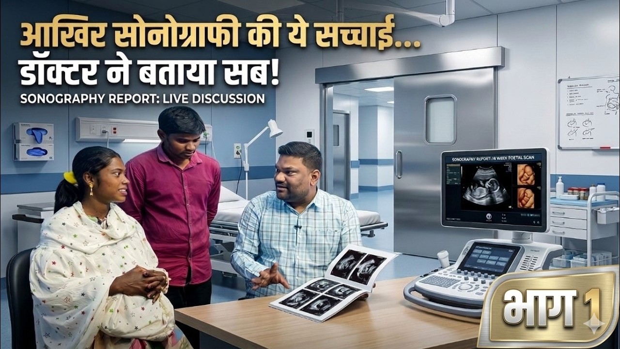 खुशखबरी या परेशानी? सोनोग्राफी के बाद डॉक्टर की बड़ी सलाह 🏥🩺 Part -1 |Sandip Reshma Vlogs #vlog