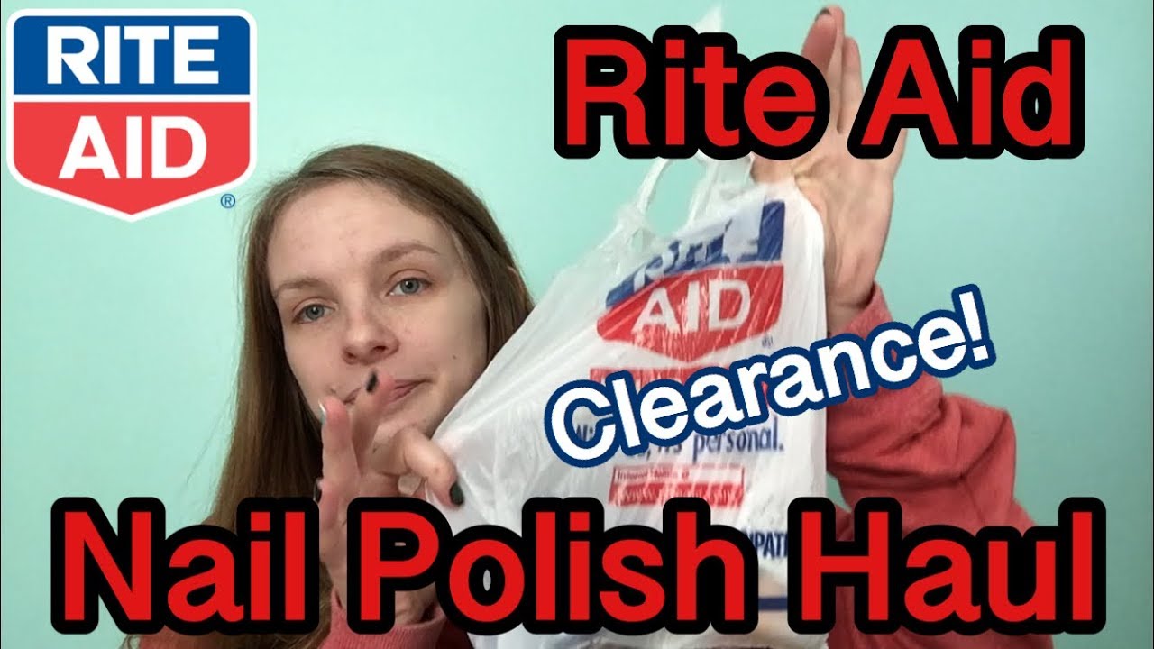 Rite Aid Nail Polish Haul Clearance YouTube