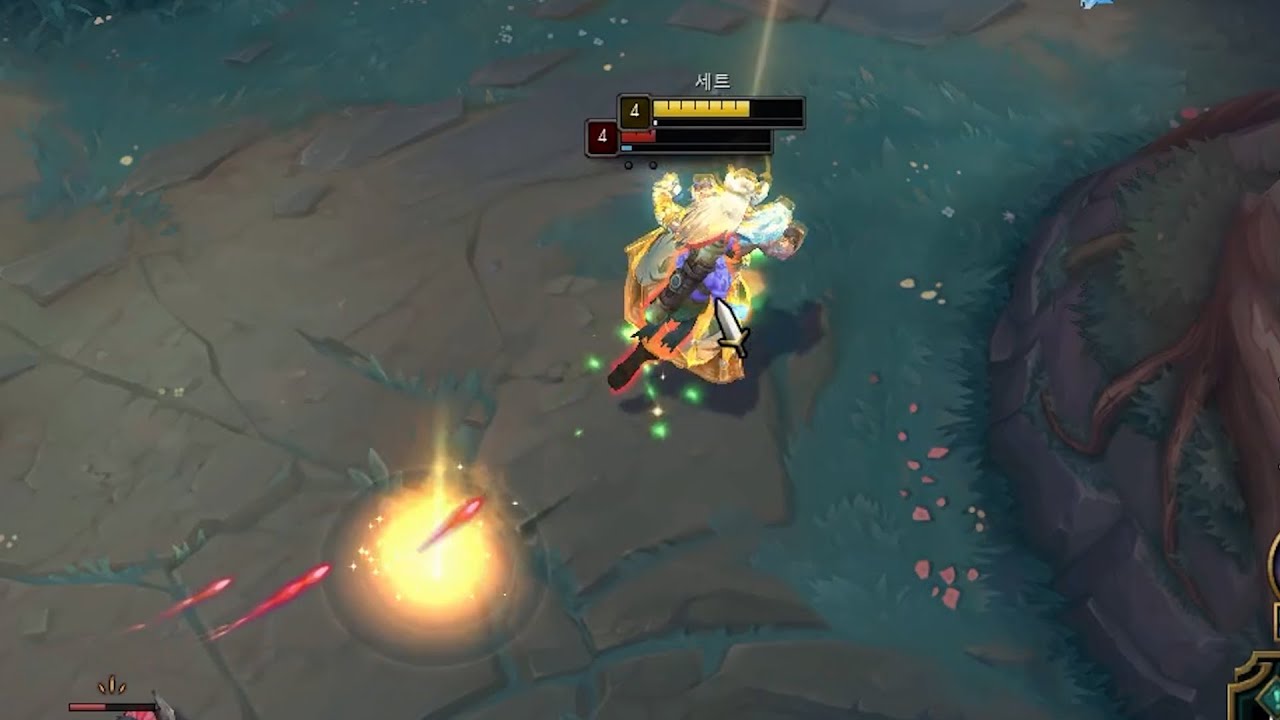 1.단 선점멸을 박고 평타를 때려