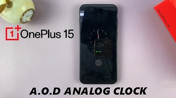 How To Add Analog Clock On Always ON Display On OnePlus 15