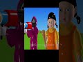 Scary Teacher 3D vs Squid Game Clackers Level Max Challenge Nick and Granny Loser #shorts