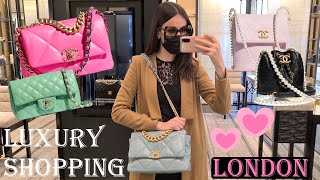 LONDON LUXURY SHOPPING VLOG 2021 - Come Shopping With Me at Harrods, Dior, Chanel & Louis Vuitton