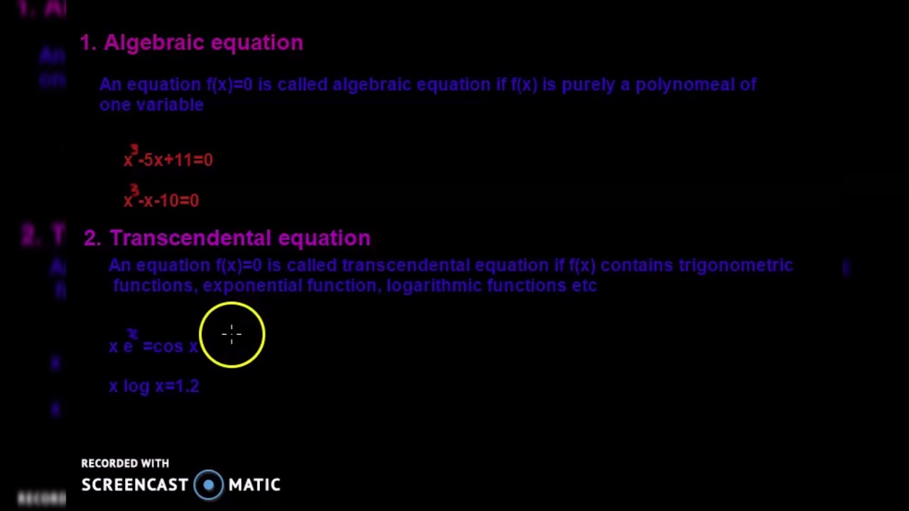01 Concept Of Algebraic Transcendental Equations YouTube s-y-b-sc-comp-sci-maths-2-numerical-techniques-sem-3-ch1
