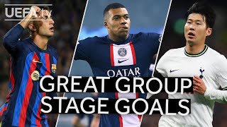 MBAPPÉ, SON, TORRES | #UCL GREAT GOALS: GROUP STAGE