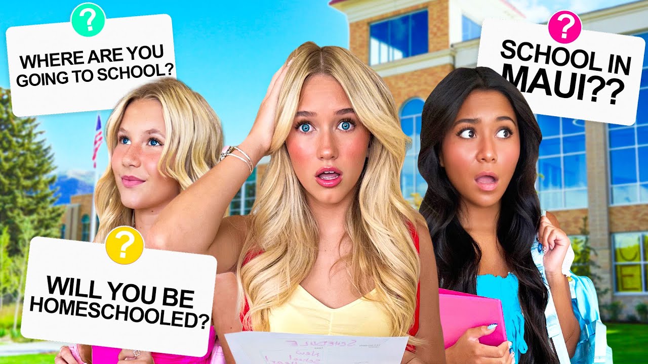 WHAT ARE WE DOING ABOUT SCHOOL?! BACK TO SCHOOL Q+A 🍎 ✏️