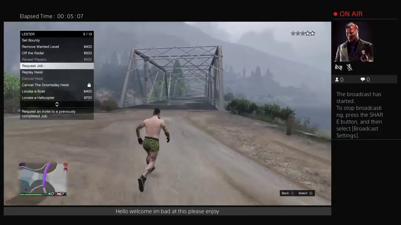Grand theft auto 5- just playing and messing around - YouTube