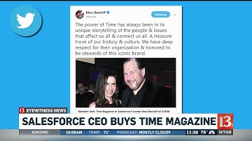 Salesforce CEO buys Time Magazine