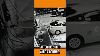 Dramatic Slip & Fall at Diesel Kiosk! Shocking Moment Caught on Camera!