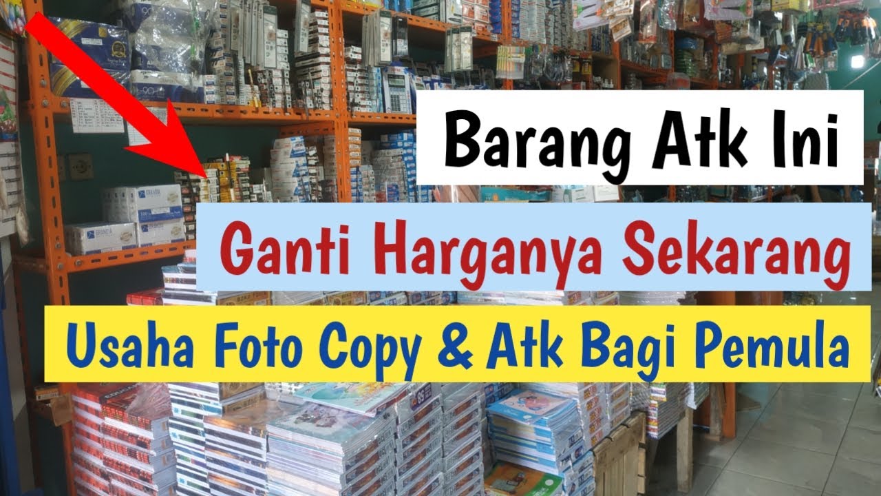 Barang atk apa saja yang harganya naik Usaha foto copy dan atk modal