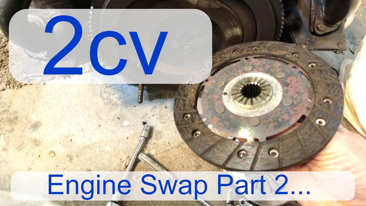 2cv engine swap part 2 - YouTube