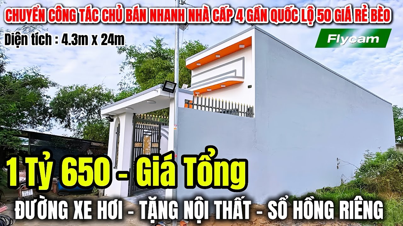 Chuyển Công Tác 🆘 Chủ Bán Nhanh Nhà Cấp 4 Gần Quốc Lộ 50 Giá Rẻ Bèo| REVIEW NHÀ ĐẸP BÌNH CHÁNH