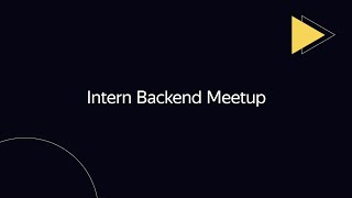 Intern Backend Meetup Go