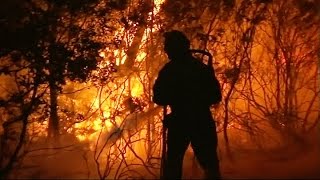 El este de Portugal y Galicia, en España, azotados por fuertes incendios
