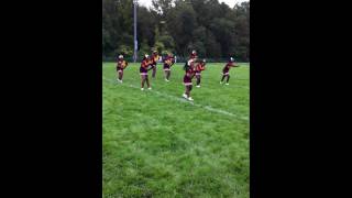 Glassboro Midget football cheerleaders haltime 2011