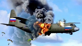 Horrifying Moment, 20 Russian IL96 Planes Carrying 700 Tanks Explode in the Air, Arma3