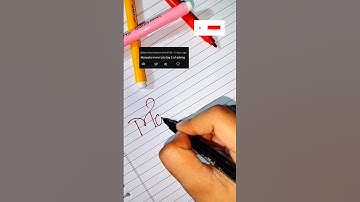 Stylish Handwriting Name Manvi | #viral #trending #trendingshorts #calligraphy #handwriting