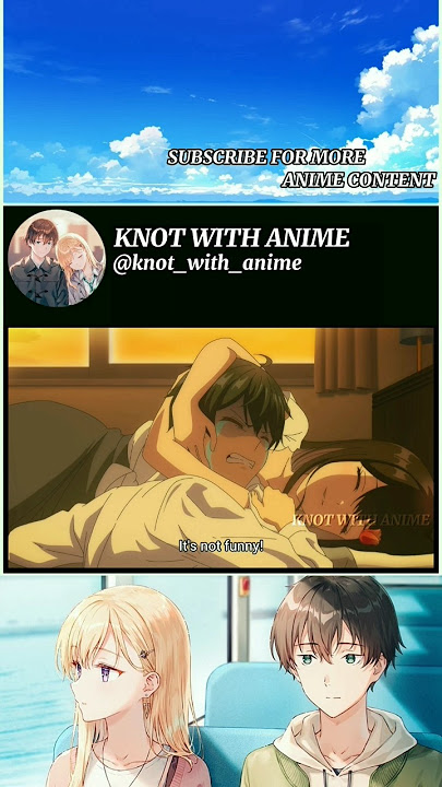 How is she still asleep 😆 | Can a Boy-Girl Friendship Survive | #anime #animeedit #amv #shorts